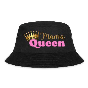 Mama queen - maman reine - cadeau fête des mères - Bob - noir - Devant - Lela (165cm)