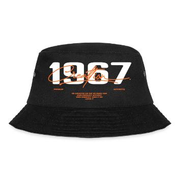 1967 Vintage Retro 1967 Geburtstagsgeschenk 1967 - Bucket Hat - Schwarz - Vorne - Lela (165cm)
