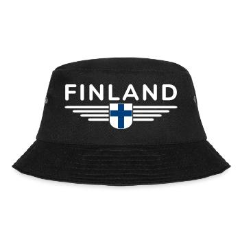 Conception de t-shirts en Finlande – Nordic Style & Nature - Bob - noir - Devant - Lela (165cm)