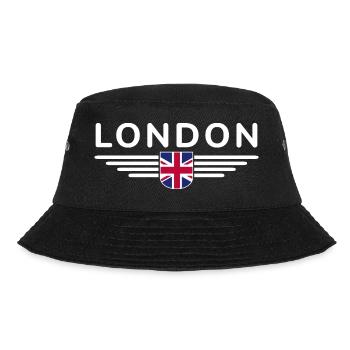 T-shirt London Fan avec style - Bob - noir - Devant - Lela (165cm)