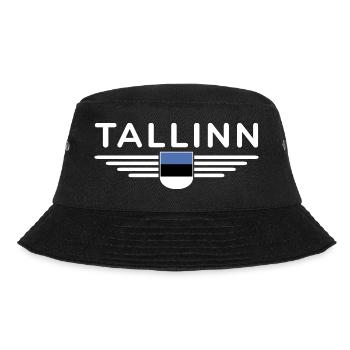 Tallinn T-Shirt – Pour les fans de la capitale - Bob - noir - Devant - Lela (165cm)