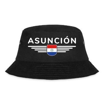 Asunción Souvenir T-Shirt - Bucket Hat - black - Front - Lela (165cm)