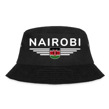 Nairobi fans: T-shirt for Kenya lovers - Bucket Hat - black - Front - Lela (165cm)