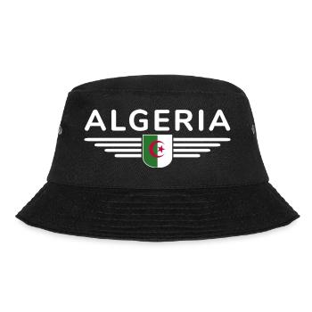 Algeria Design – Pride of North Africa - Bucket Hat - black - Front - Lela (165cm)