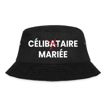 Humour Célibataire Mariée - evjf - EVJF - Bob - noir - Devant - Lela (165cm)