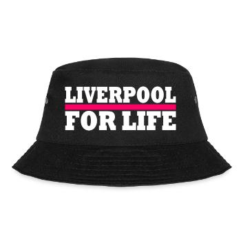 Liverpool - Bucket Hat - Schwarz - Vorne - Lela (165cm)