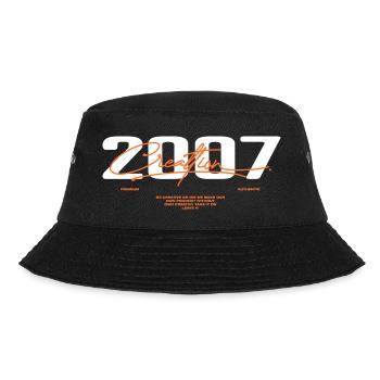 2007 Vintage Retro 2007 Birthday Gift 2007 - Bucket Hat - black - Front - Lela (165cm)