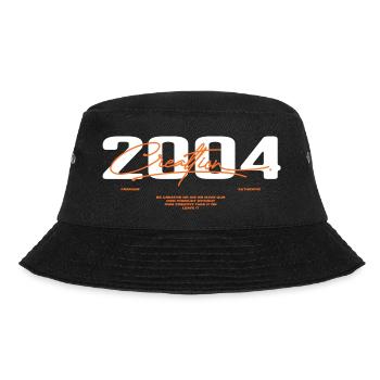 2004 Vintage Retro 2004 Geburtstagsgeschenk 2004 - Bucket Hat - Schwarz - Vorne - Lela (165cm)