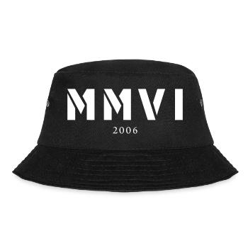 Römische Zahl Geburtsjahr Made in 2006 - Bucket Hat - Schwarz - Vorne - Lela (165cm)