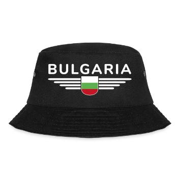 Bulgaria Design – Love for Culture - Bucket Hat - black - Front - Lela (165cm)