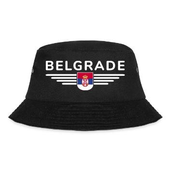 T-Shirt Belgrade – Pour les fans de la capitale - Bob - noir - Devant - Lela (165cm)