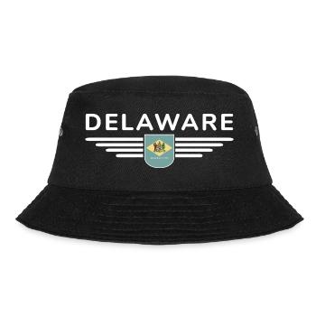 Delaware Fan T-Shirt – Küste & Charme - Bucket Hat - Schwarz - Vorne - Lela (165cm)