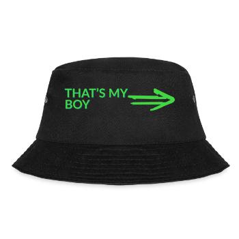 My Boy - Bucket Hat - Schwarz - Vorne - Lela (165cm)