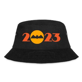 Halloween 2023, Fly Mouse and Moon - Bucket Hat - black - Front - Lela (165cm)