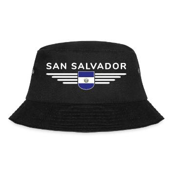 Conception du t-shirt San Salvador - Bob - noir - Devant - Lela (165cm)