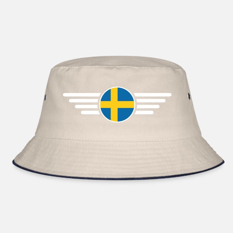 Sweden Style Design T-Shirt Bucket Hat