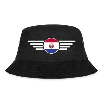I Love Paraguay, Elegance Style Design T-Shirt - Bucket Hat - black - Front - Lela (165cm)