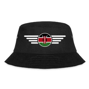 I Love Kenya, Elegance Style Design T-Shirt - Bucket Hat - black - Front - Lela (165cm)