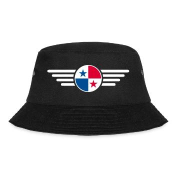 Ich liebe Panama, Eleganz Stil Design T-Shirt - Bucket Hat - Schwarz - Vorne - Lela (165cm)