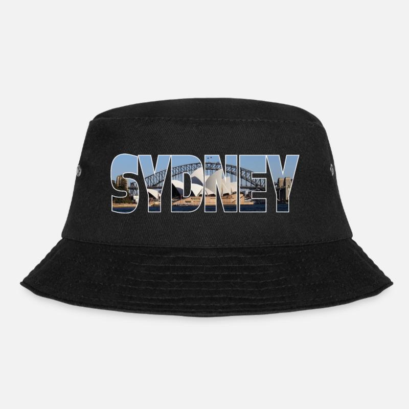 Sydney - Bucket Hat - Schwarz