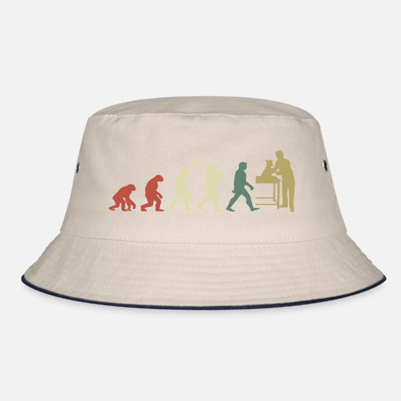 Veterinary Evolution Geschenk für Tierärzte Bucket Hat