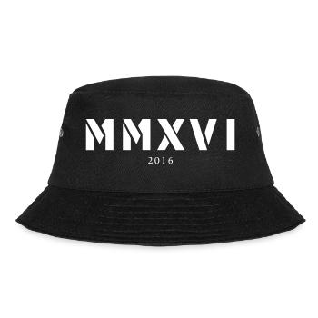 Römische Zahl Geburtsjahr Made in 2016 - Bucket Hat - Schwarz - Vorne - Lela (165cm)