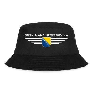 T-Shirt Bosnie-Herzégovine - Bob - noir - Devant - Lela (165cm)