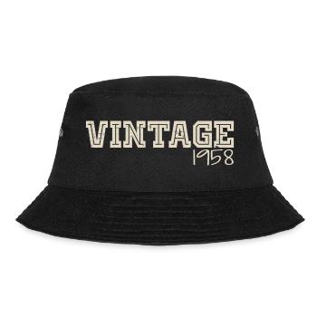Vintage 1958 Original 1958 Retro 1958 Gift 1958 - Bucket Hat - black - Front - Lela (165cm)