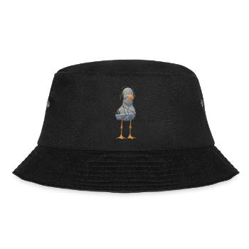 Faule Möwe - Bucket Hat - Schwarz - Vorne - Lela (165cm)