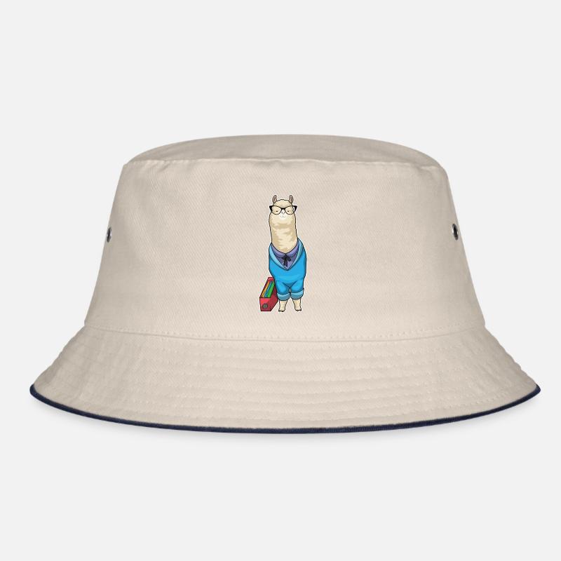 Alpaca Secretary Folder Office Bucket Hat