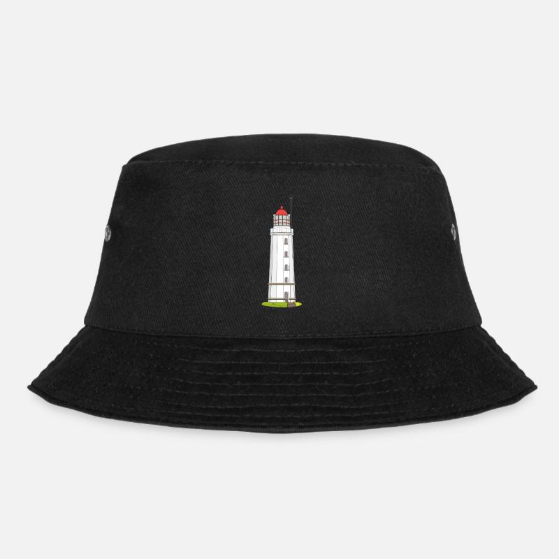 Leuchtturm Dornbusch - Bucket Hat - Schwarz