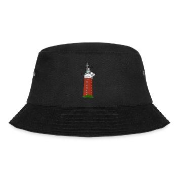 Leuchtturm Helgoland - Bucket Hat - Schwarz - Vorne - Lela (165cm)