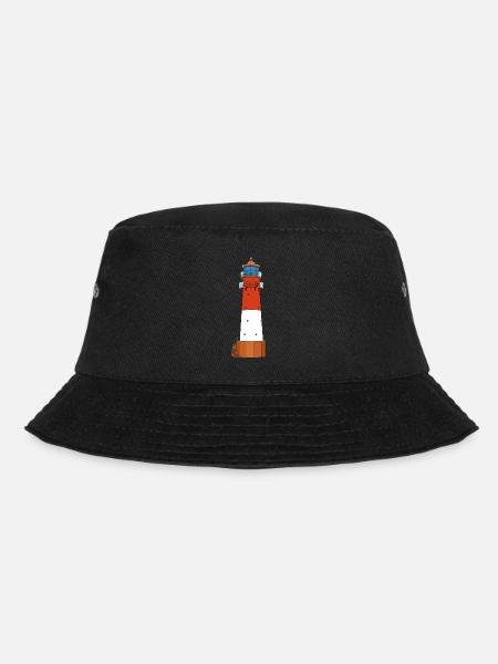 Leuchtturm Büsum - Bucket Hat - Schwarz