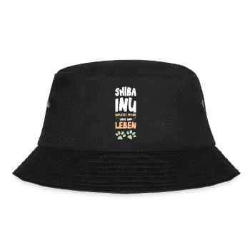 Shiba Inu Love and Life - Bucket Hat - black - Front - Lela (165cm)