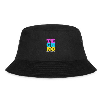 Rave Raver Techno music Techno bass Mischpult - Bucket Hat - Schwarz - Vorne - Lela (165cm)