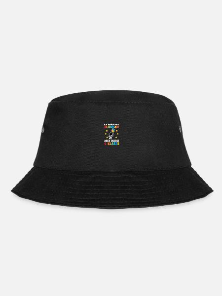 Astronaut Erste Klasse Einschulung Schulkind - Bucket Hat - Schwarz