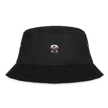 Adler Muskeln - Bucket Hat - Schwarz - Vorne - Lela (165cm)
