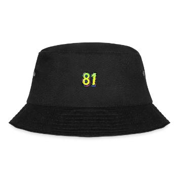 81 Number Comic - Bucket Hat - black - Front - Lela (165cm)