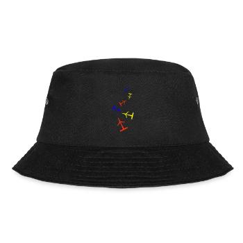 Wind turbine silhouette - Bucket Hat - black - Front - Lela (165cm)