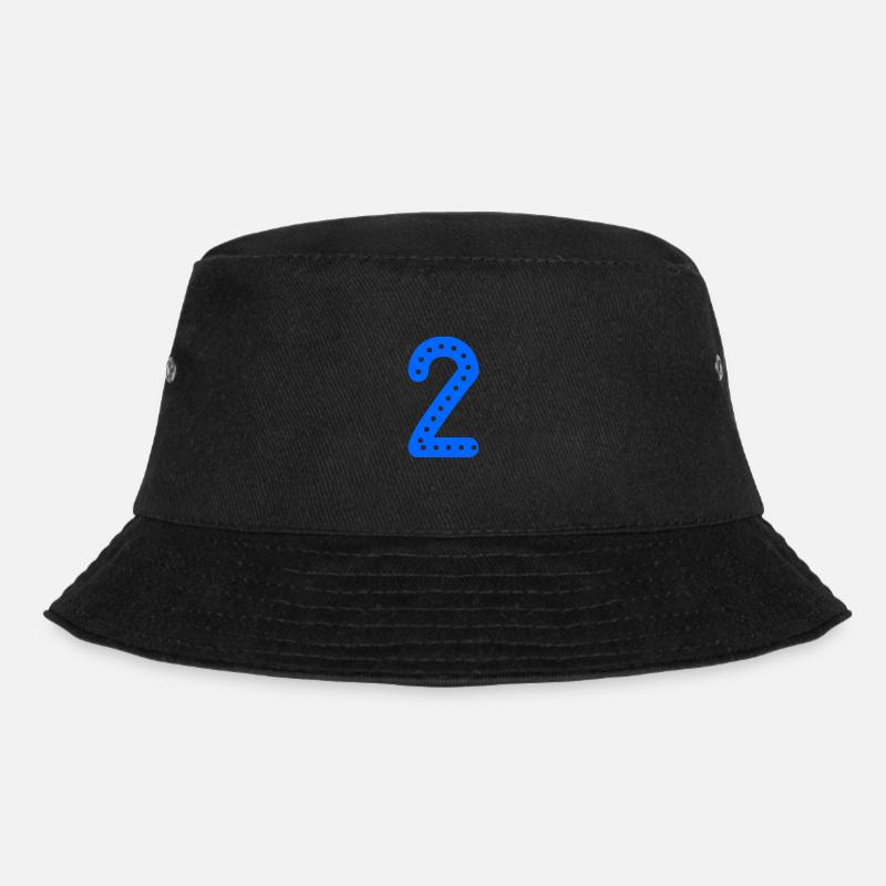 2 JAHRE. 2. JAHRESTAG. GEBURTSTAG 2 JAHRE. 2 - Bucket Hat - Schwarz