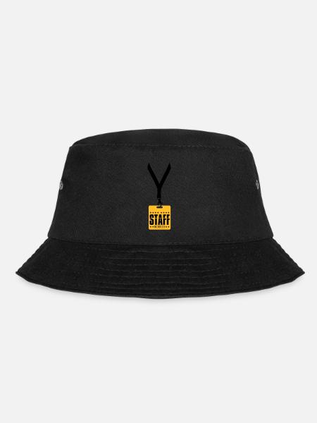 anhaenger ausweis staff member crew mitglied mitar - Bucket Hat - Schwarz