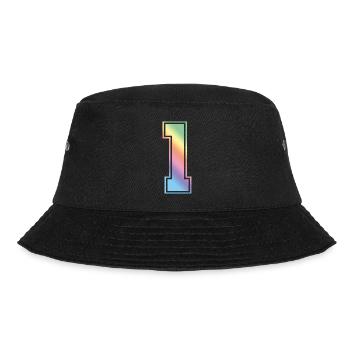 1 number Colorful - Bucket Hat - black - Front - Lela (165cm)
