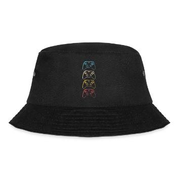 Gamer Controller Gaming retro Video Games Game 3 - Bucket Hat - black - Front - Lela (165cm)