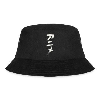 Anime - In Japanese - Bucket Hat - black - Front - Lela (165cm)