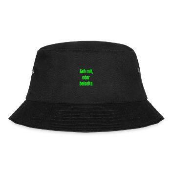 Walk with or aside - Bucket Hat - black - Front - Lela (165cm)