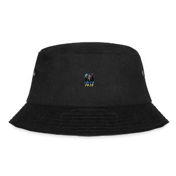 Ibiza 2025 Holiday Palm Trees Colorful - Bucket Hat - black - Front - Lela (165cm)