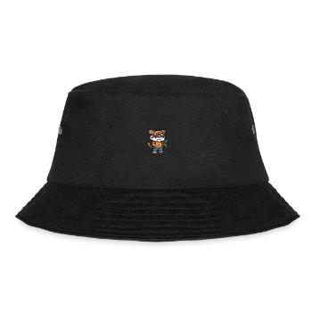 Tiger Comic Vacation - Bucket Hat - black - Front - Lela (165cm)