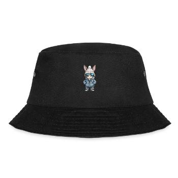 Donkey Winter Comic - Bucket Hat - black - Front - Lela (165cm)
