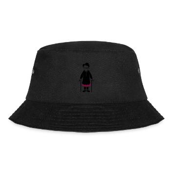 Grandma Lady - Bucket Hat - black - Front - Lela (165cm)