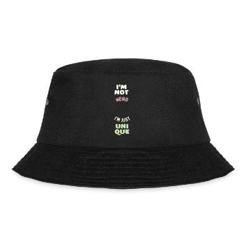 Funny funny Unique cool humor vector - Bucket Hat - black - Front - Lela (165cm)